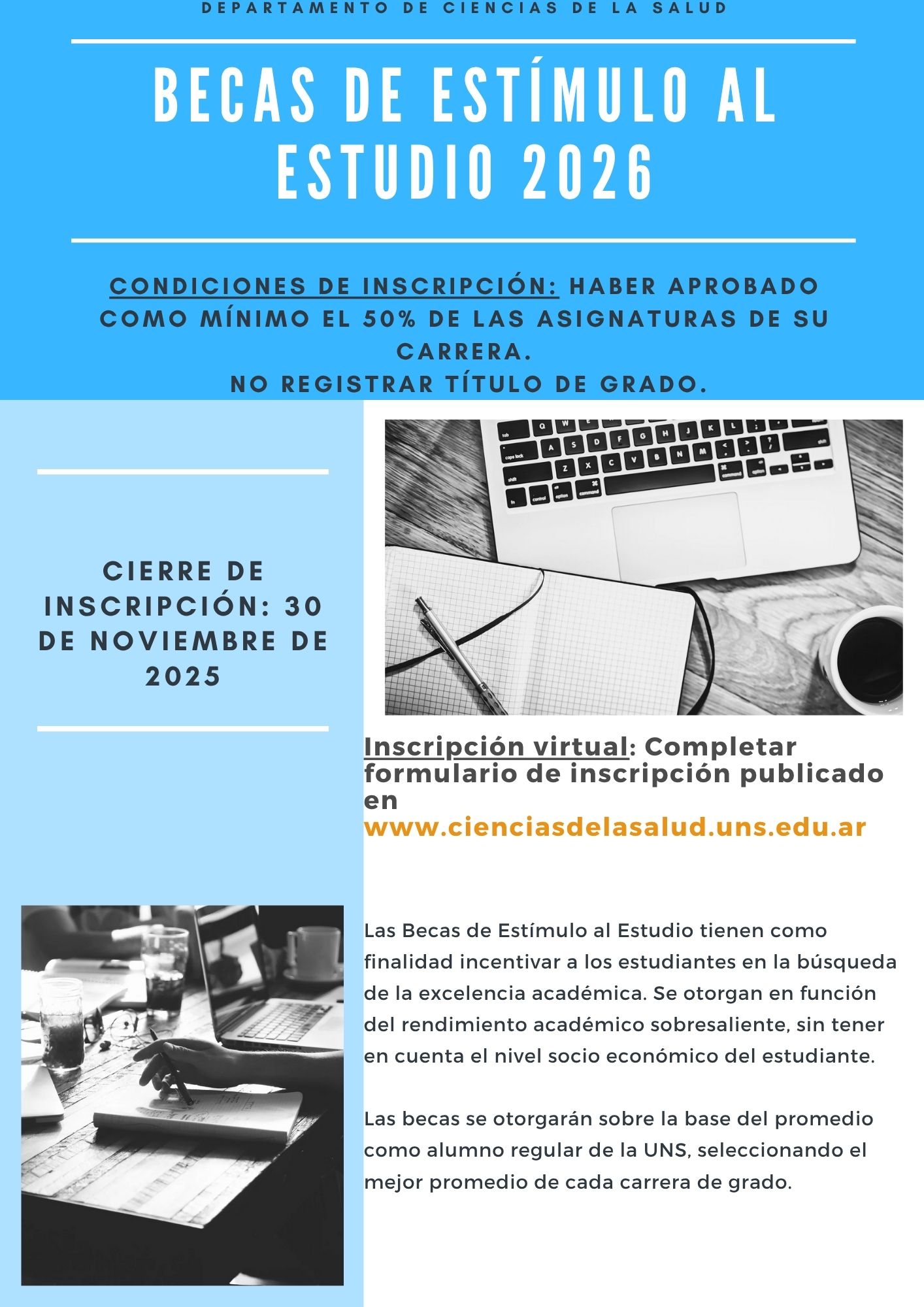 Becas de Estímulo al Estudio 2026